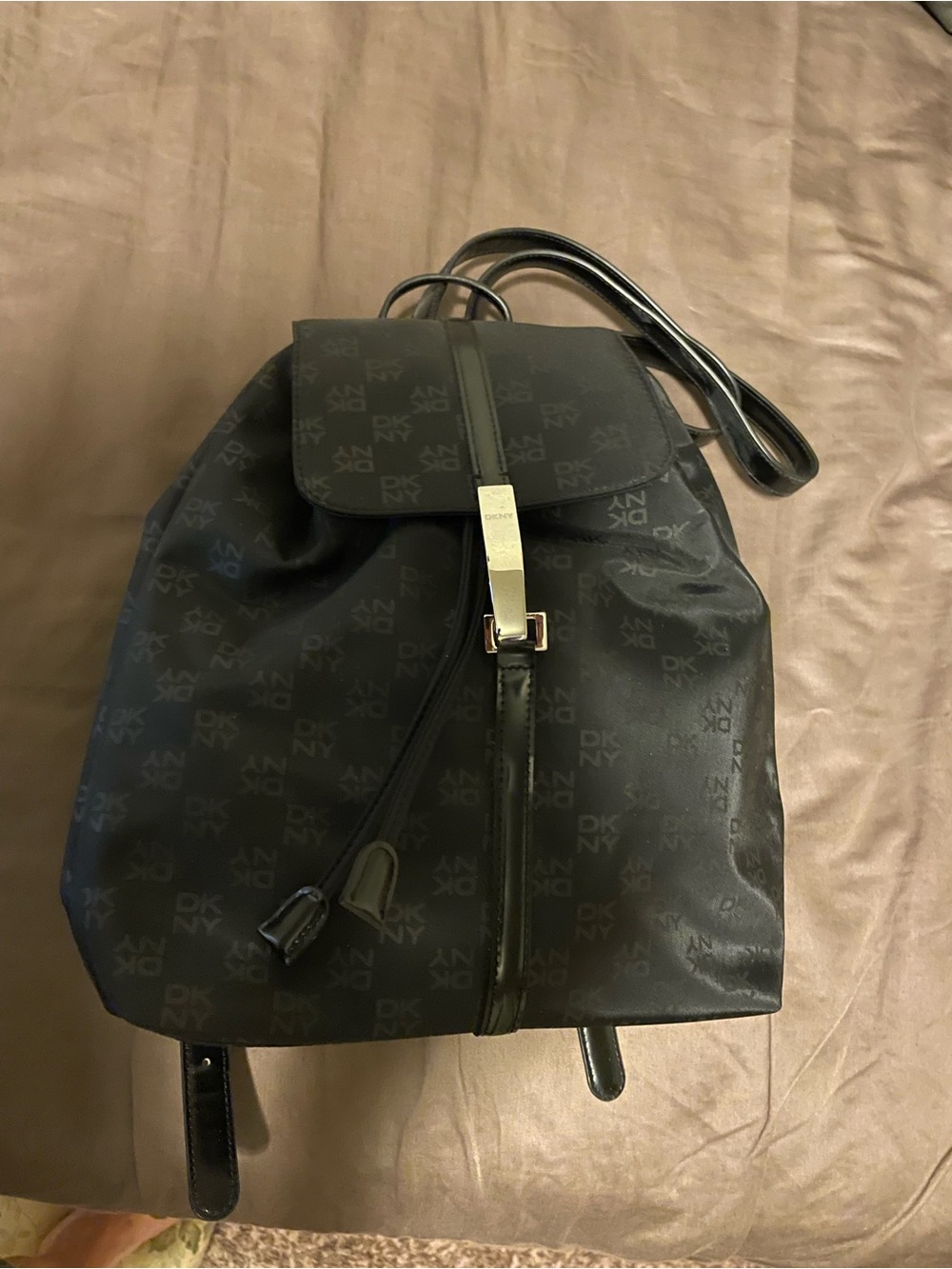 DKNY  Black backpack Purse